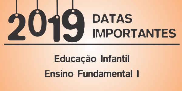 Datas Importantes - 2019